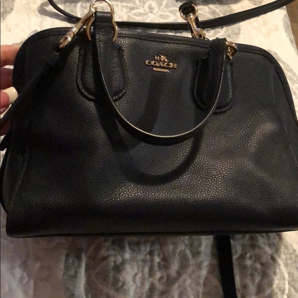 Coach Handbags - Small navy coach bag
